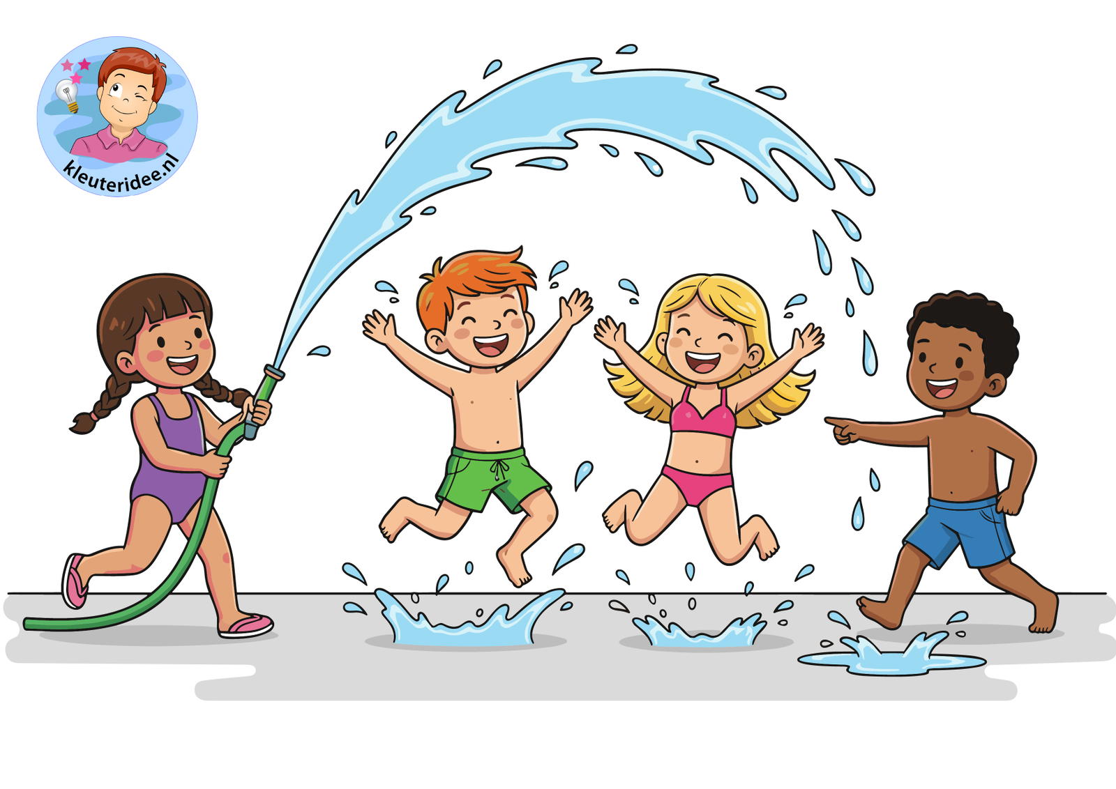 waterspelletjes 20 Watergordijn kleuteridee